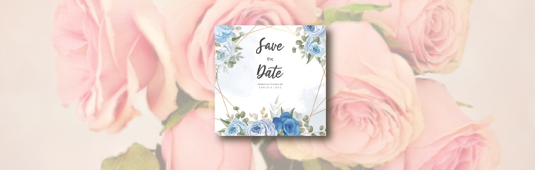 save the date ou réservation de la date auprès de vos invités à votre mariage