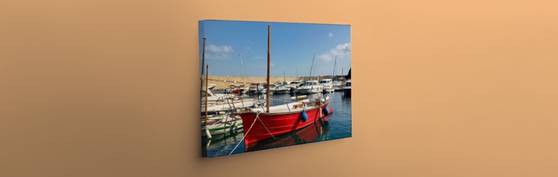 Impression de photo sur toile canvas et mise sur châssis optionnelle