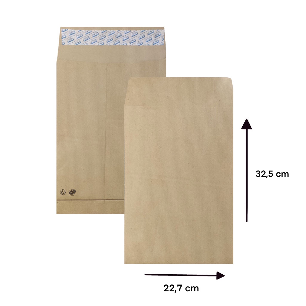 Enveloppe C4 Tyvek avec Soufflet pour l'envoi de livrets et catalogues