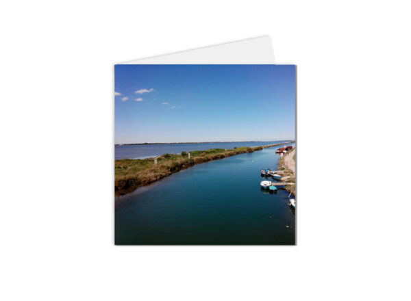 Carte postale du Canal du Rhône à Sète à proximité de Palavas les Flots