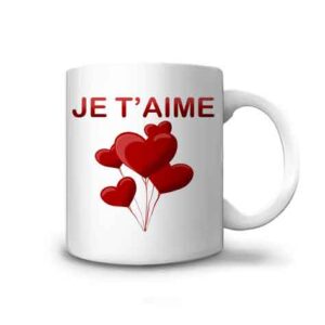 Mug amour Bouquet de cœurs pour maman ou un amoureux