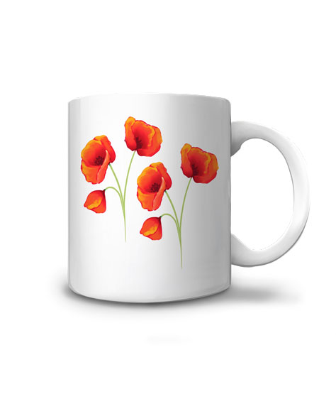 Mug brin de coquelicots pour un cadeau utile au quotidien et printanier