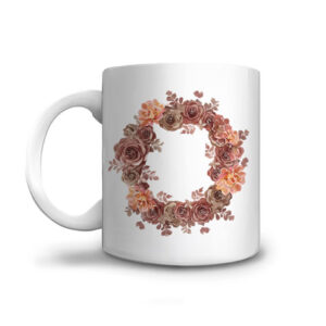 mug couronne de fleurs