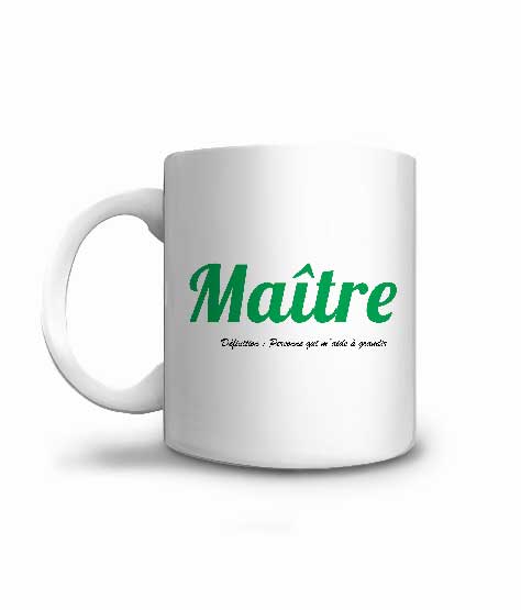 mug pour maître de classe