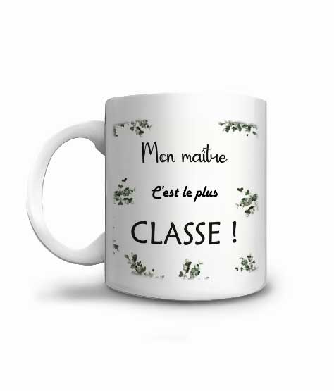 Offrez un mug au maître de la classe, à cet enseignant qui est là tous les jours à l'école pour s'occuper de vos enfants