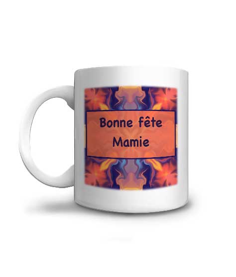 Mug à offrir à Mamie pour sa fête ou pour la fête des grands-mères