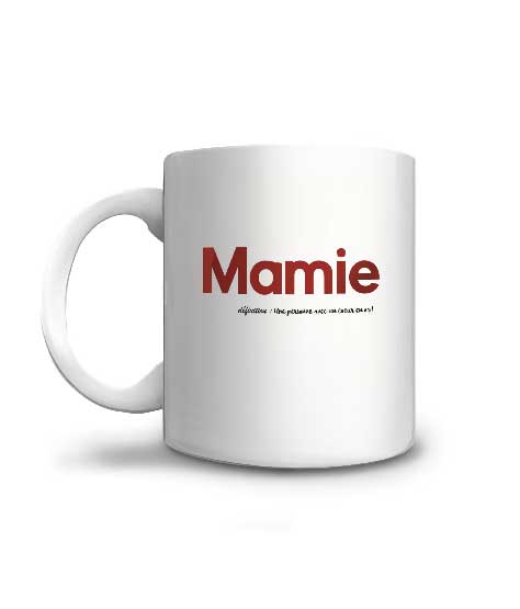 Mug pour Grand-Mère avec la définition de mamie