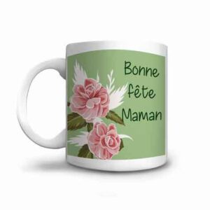 Offrez ce mug Bonne Fête Maman Fleurie