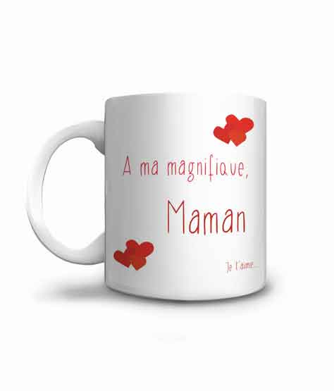 Offrez un mug imprimé à votre magnifique maman pour la fête des mères, pour Noël, pour son anniversaire !!!