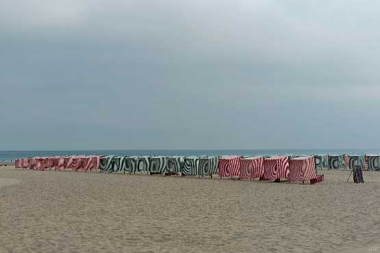 photo mer et plage - Hendaye - pays basque français - cabanes de plage - à offrir en cadeau