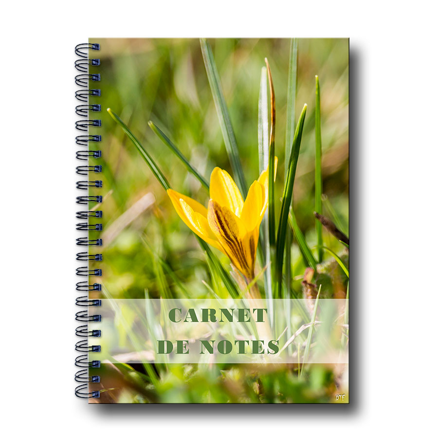 Carnet de notes A5 Fleurs