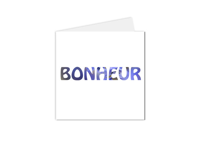 carte postale rétablissement et bonheur