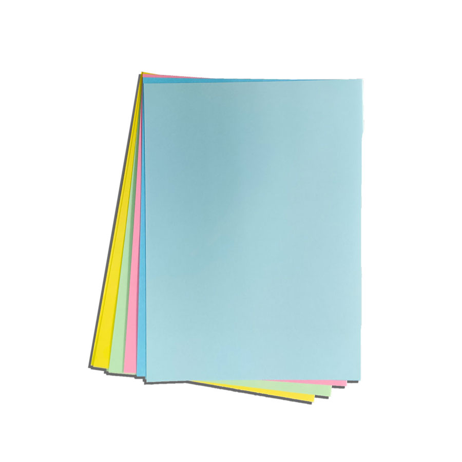 Chemise papier cartonné différentes couleurs