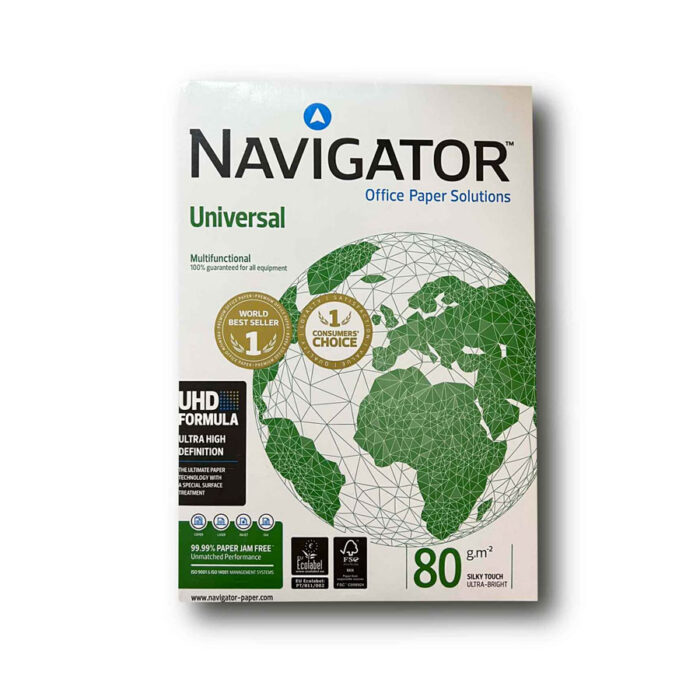 ramette papier A4 80g navigator extra blanc