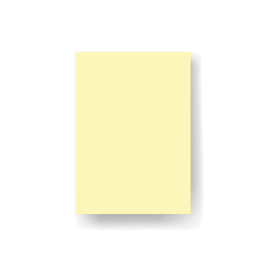 Papier coloré A4 160g Jaune clair