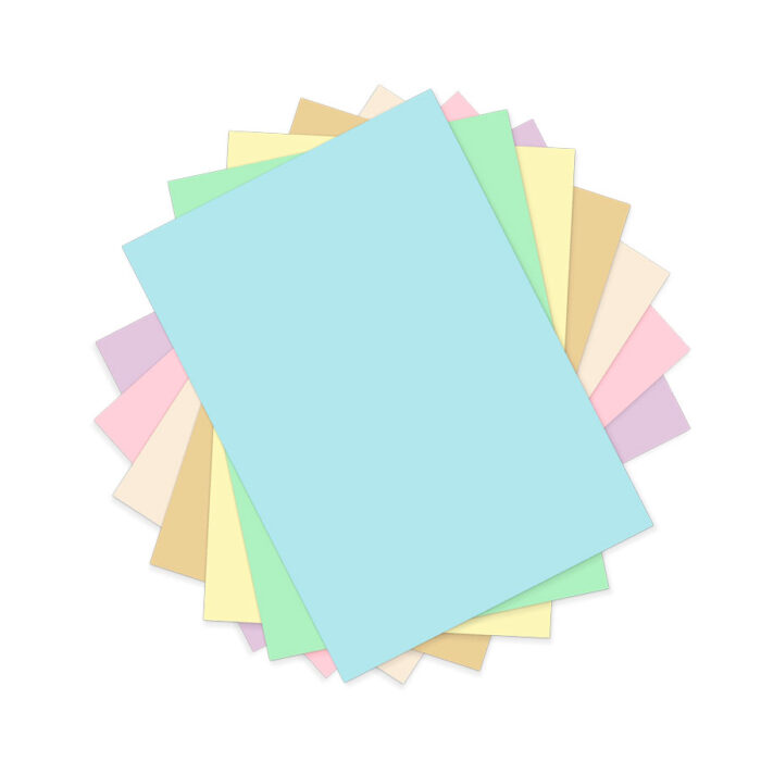 papier couverture couleurs pastel 160g