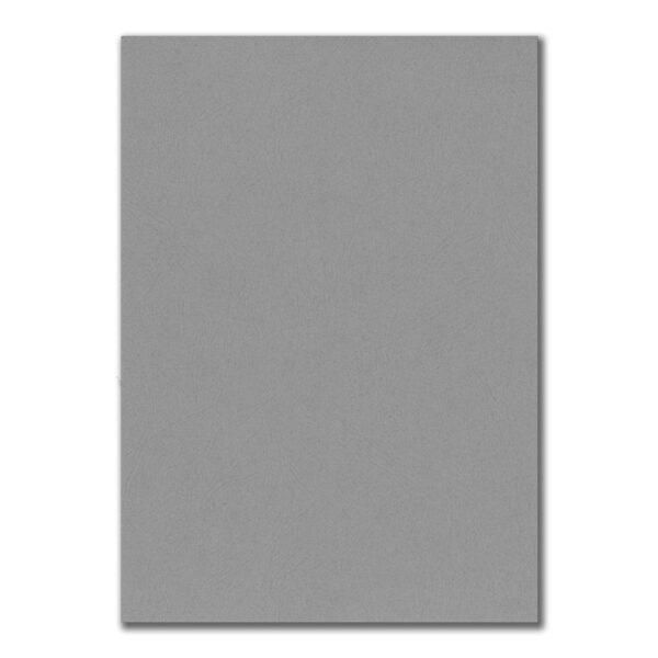 Papier cartonné épais grain cuir gris format A4-plat de couverture - couverture de dossier-scrapbooking