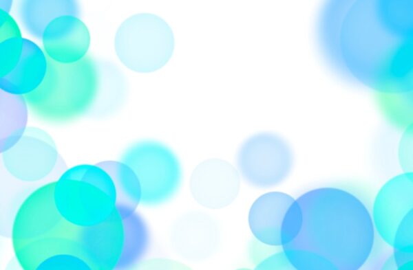 carte de visite recto entreprise et association bulles bleutées