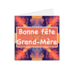 carte postale Bonne fête Grand-mère