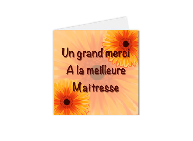 Carte Un grand merci !