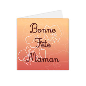 carte postale fête des mères, Bonne fête maman