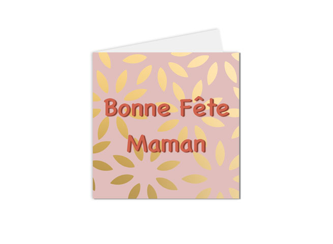 carte postale fête des mères, Bonne fête maman