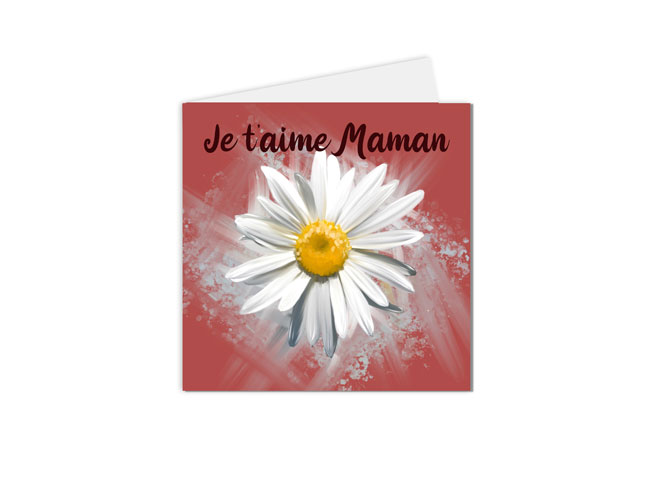 carte postale fête des mères, Bonne fête maman