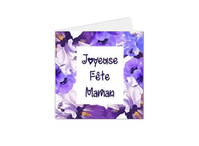 carte postale fête des mères, joyeuse fete des mere