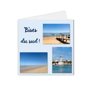 Carte postale Montpellier vues de plages bise du sud