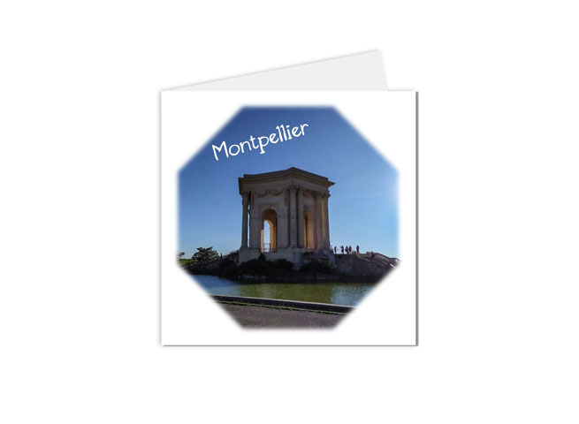 Carte postale Montpellier et ses alentours, le Peyrou