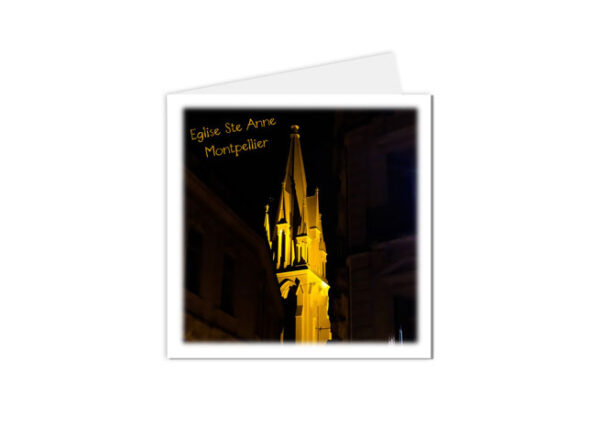 Carte postale Montpellier et ses alentours Eglise Sainte-Anne