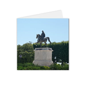 Carte postale Montpellier et ses alentours, statut du parc du Peyrou