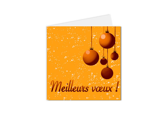 carte postale carte de vœux meilleurs vœux décoration de noël