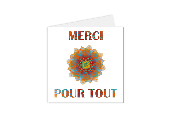 carte "merci pour tout"