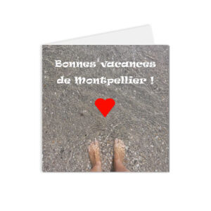 Carte postale Montpellier et ses alentours "Bonnes vacances de Montpellier"