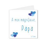 carte postale fête des pères, a mon magnifique papa