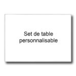 Set de table personnalisable avec votre dessin ou photographie, en format A3