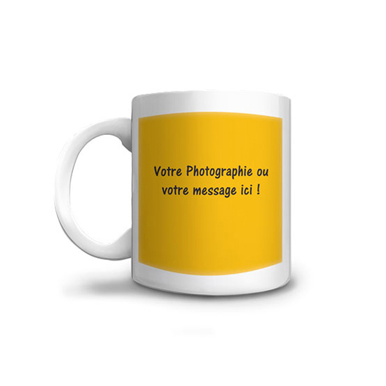 votre mug imprimé sur 1 côté, en recto ou sur une face