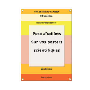 oeillets pour poster scientifique