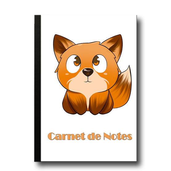 carnet de notes "renard"