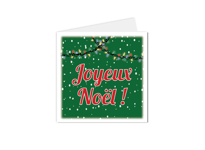 carte de vœux joyeux noel