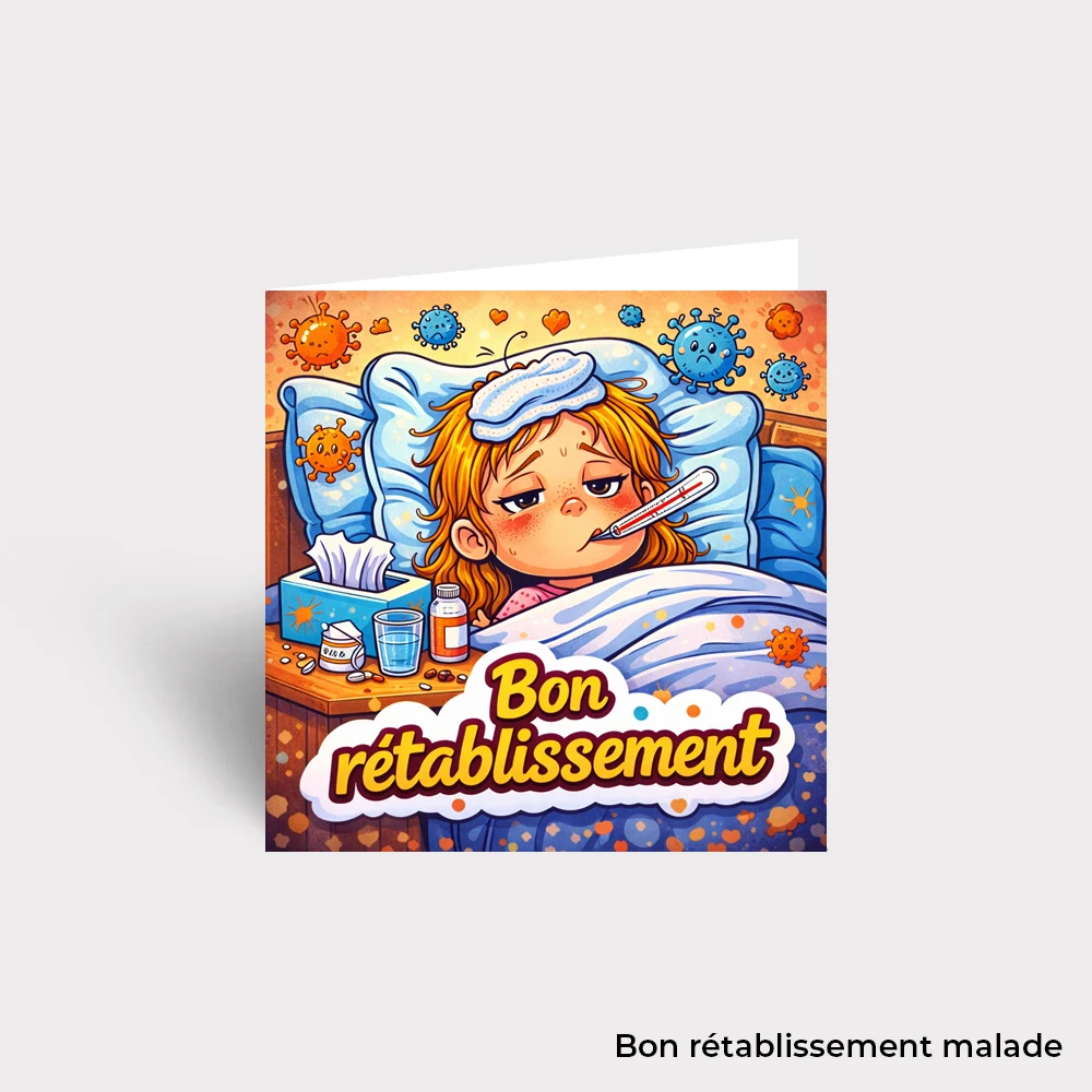 Carte Postale - Bon rétablissement