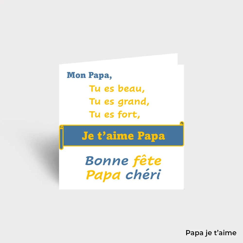 Carte Postale - Papa – Image 7