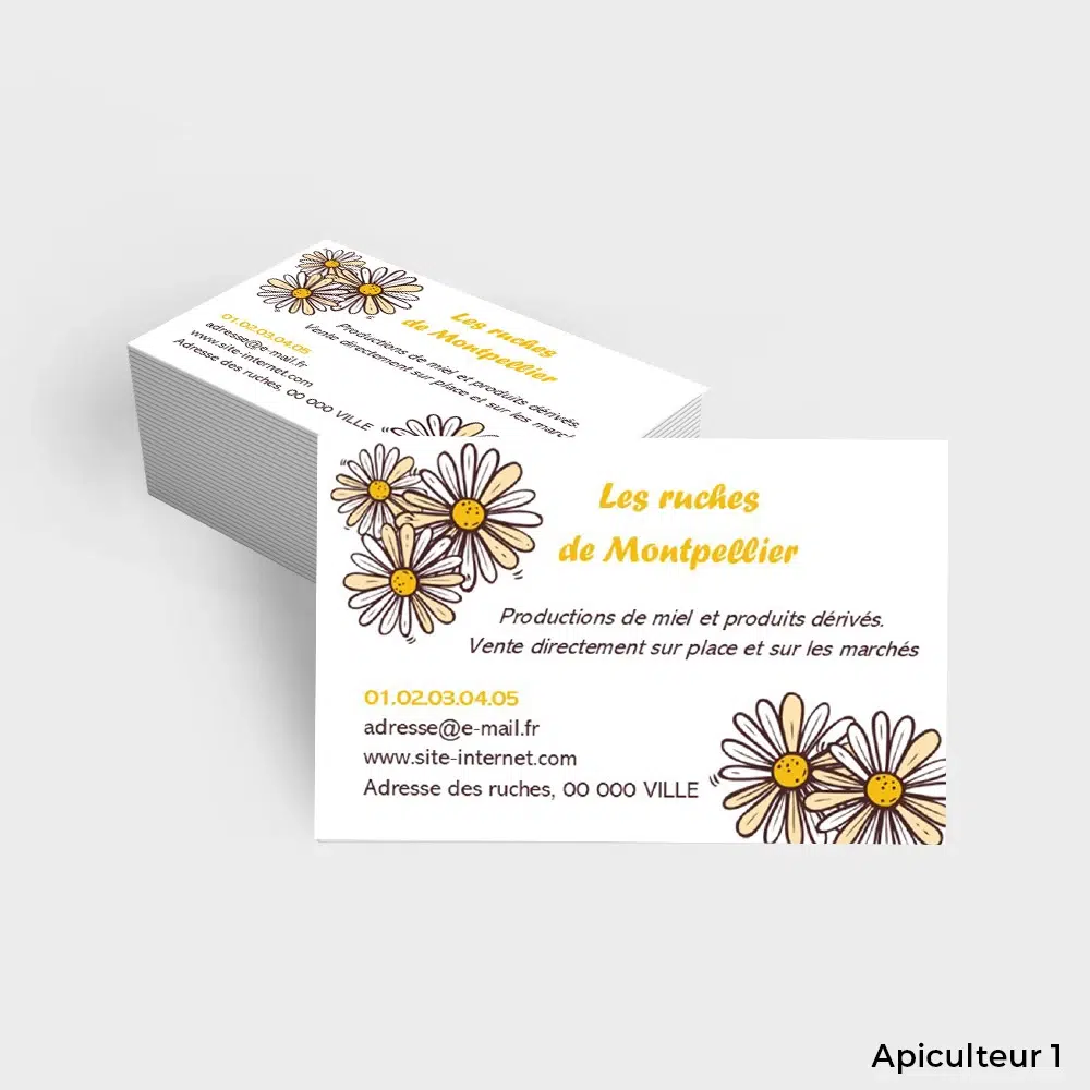 Cartes de visite Métier Animalier – Image 3