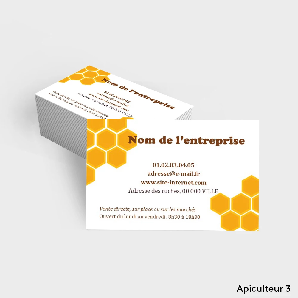 Cartes de visite Métier Animalier – Image 4