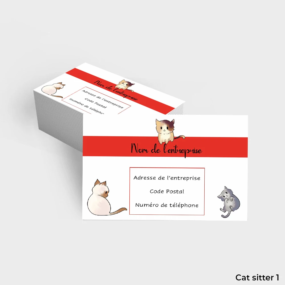 Cartes de visite Métier Animalier – Image 5