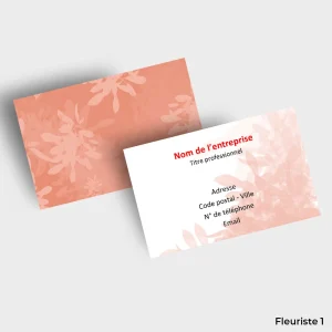 Cartes de visite Fleuriste / Jardinier