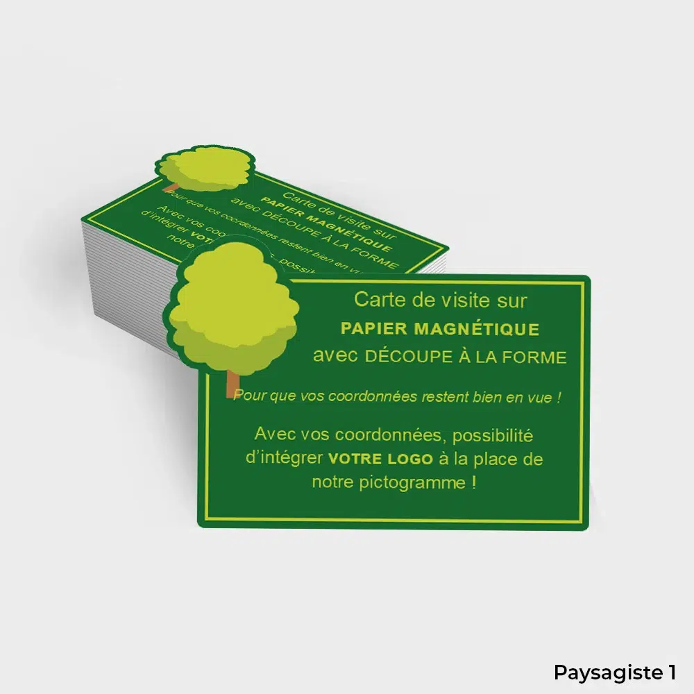 Cartes de visite Fleuriste / Jardinier – Image 8