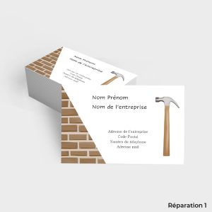 Cartes de visite Dépannage