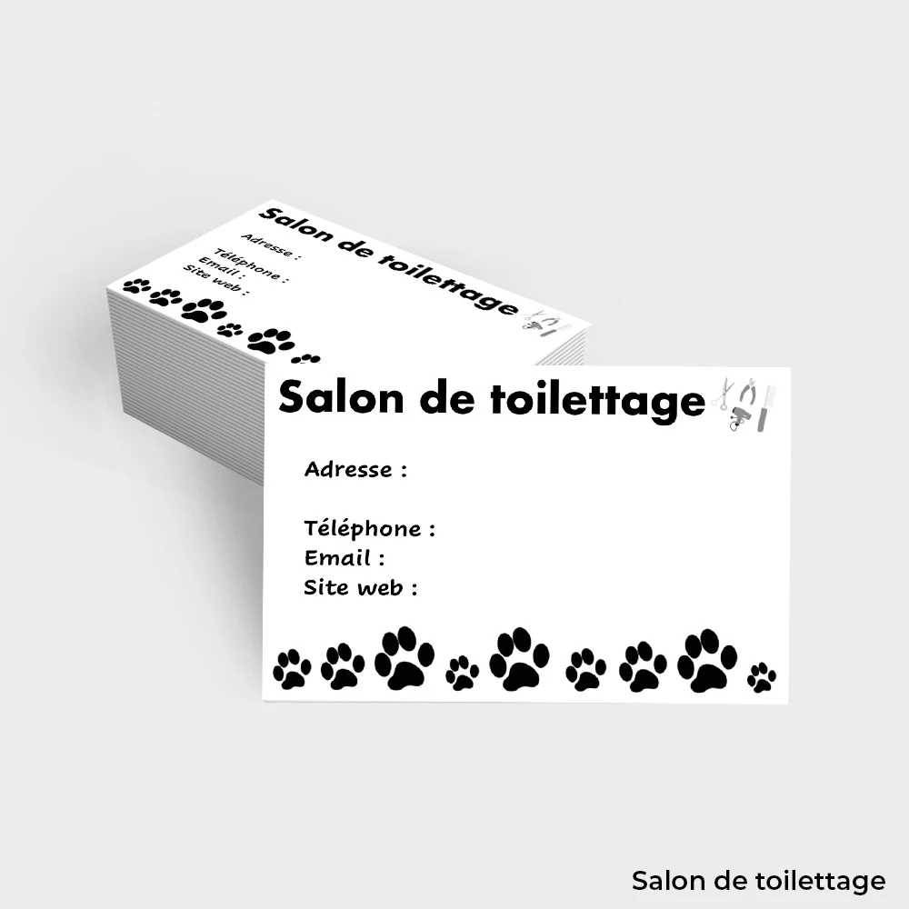 Cartes de visite Métier Animalier – Image 12
